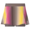 Falda Bidi Badu Spectrum Bedruckt Wellen Marron Amarillo