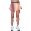 Falda Bidi Badu Spectrum Bedruckt Wellen Marron Amarillo