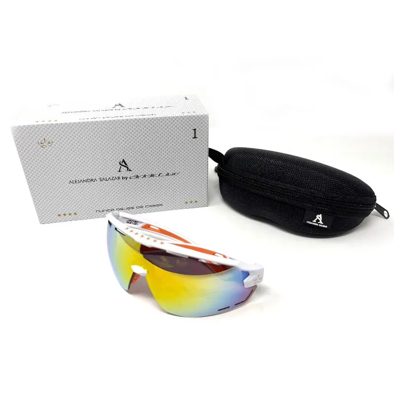 Addictive Alejandra Salazar Drop C5 Orange Glasses