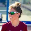 Süchtig machende Bea Gonzalez Pearl C2 Weißgrüne Brille