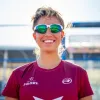 Süchtig machende Bea Gonzalez Pearl C2 Weißgrüne Brille