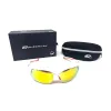 Süchtig machende Bea Gonzalez Pearl C3 Weiß-Orange-Brille