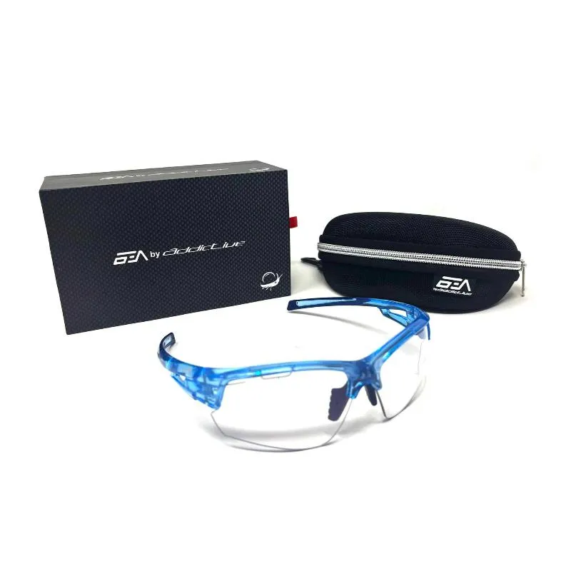 Süchtig machende Bea Gonzalez Perle C5 Blaue Kristallbrille