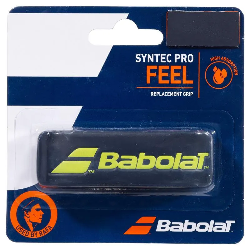Babolat Syntec Pro Schwarz Gelb Ersatzgriff 1 Stuck