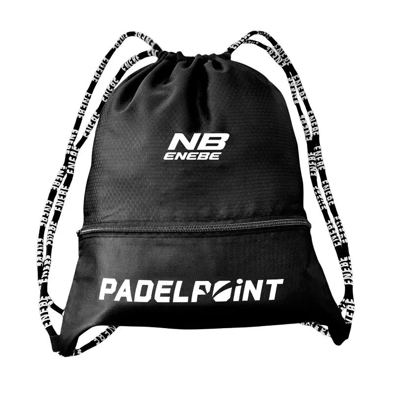 Saco de ginástica Enebe Padelpoint Negro