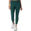Asics-Spiel Dunkelgrüne Leggings