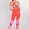 Bidi Badu Abiba Collants Rose Rouge
