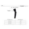 Aquecedores de Braço Floky No Strain Black 2 Unidades
