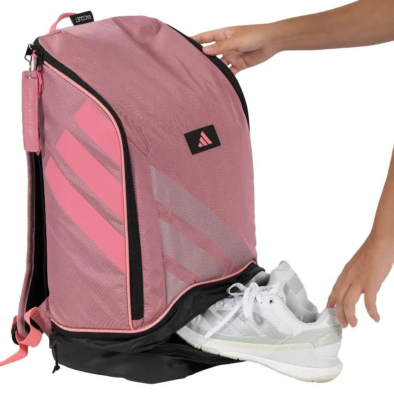 Adidas Marta Ortega Protour 3.5 Pink Schwarzer Rucksack