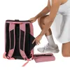 Adidas Marta Ortega Protour 3.5 Pink Schwarzer Rucksack
