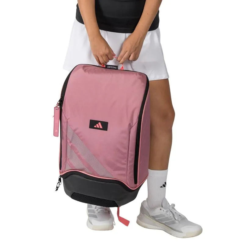 Adidas Marta Ortega Protour 3.5 Pink Schwarzer Rucksack