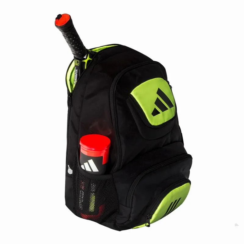 adidas Protour 3.2 Rucksack Schwarz Limette