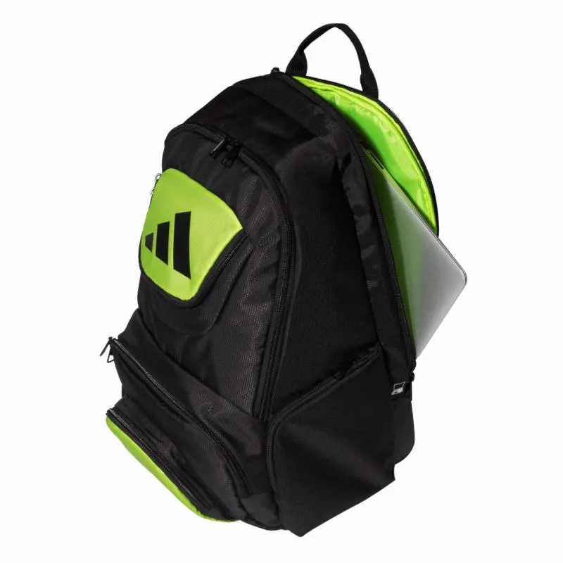 adidas Protour 3.2 Rucksack Schwarz Limette