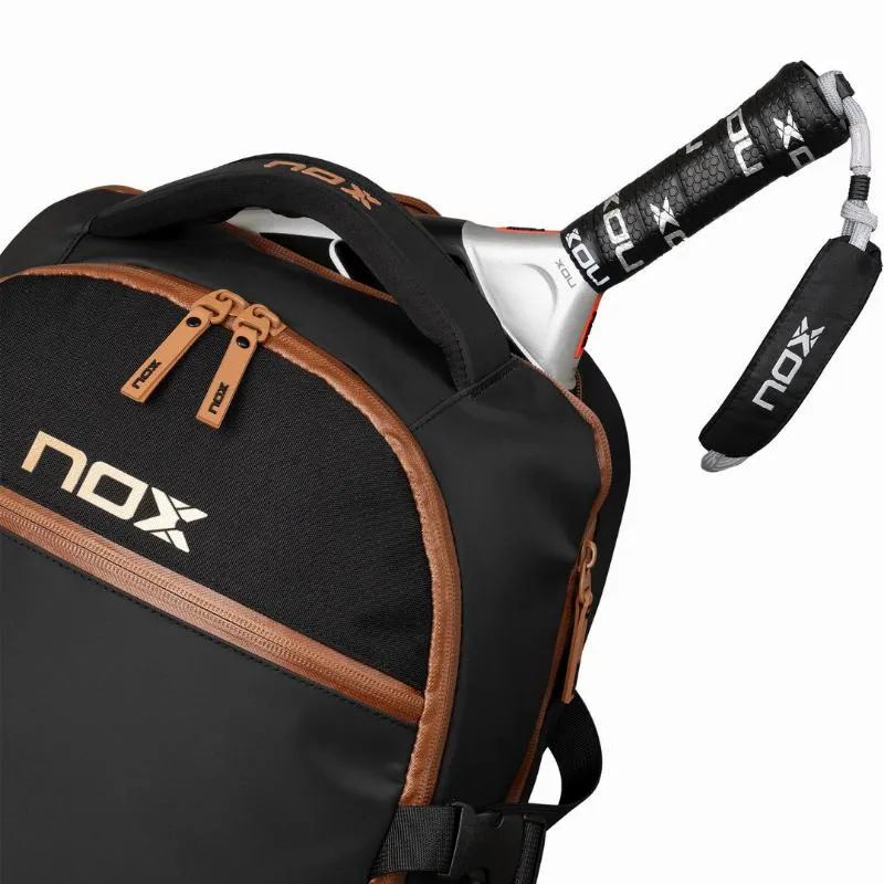 Mochila Nox AT10 Luxus Open Series Negro Marron