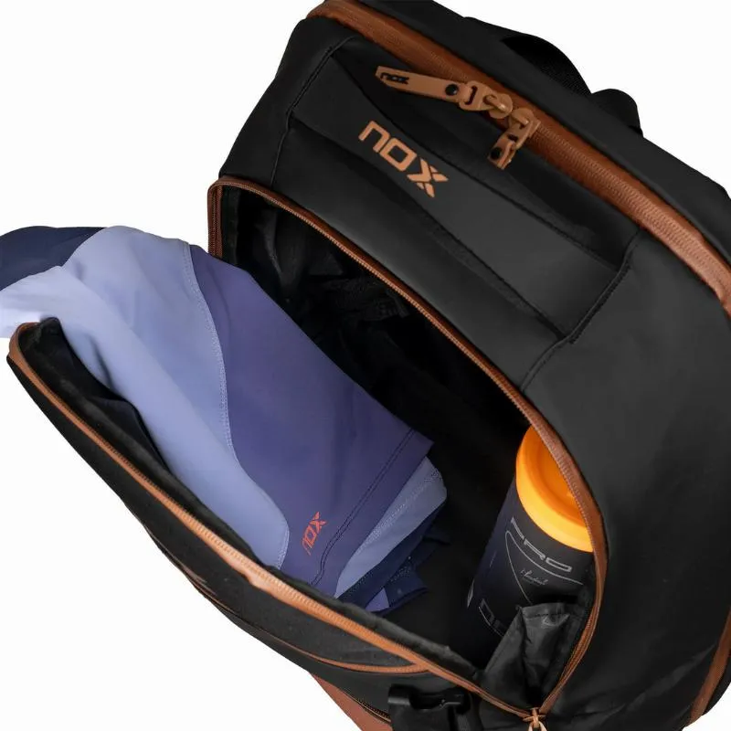 Mochila Nox AT10 Luxus Open Series Negro Marron