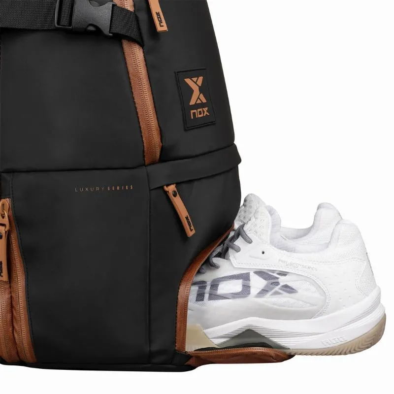 Mochila Nox AT10 Luxus Open Series Negro Marron