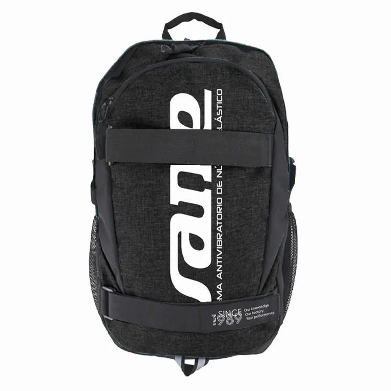 Mochila Preta Branca de Prática Sana