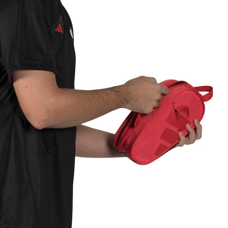 Adidas Ale Galan 3.5 Schwarze rote Toilettentasche