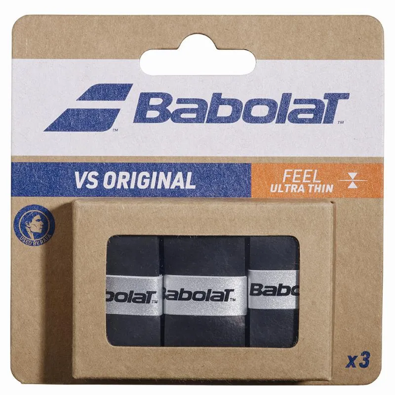 Overgrips Babolat VS Original Negro 3 Unidades