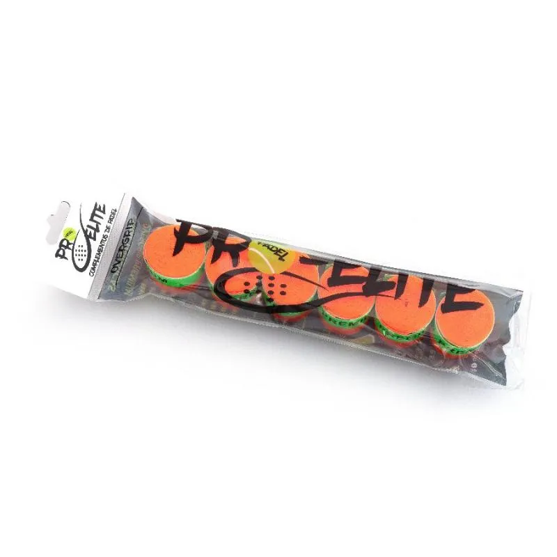 Overgrips Pro Elite Premium Laranja Liso 6 Unidades