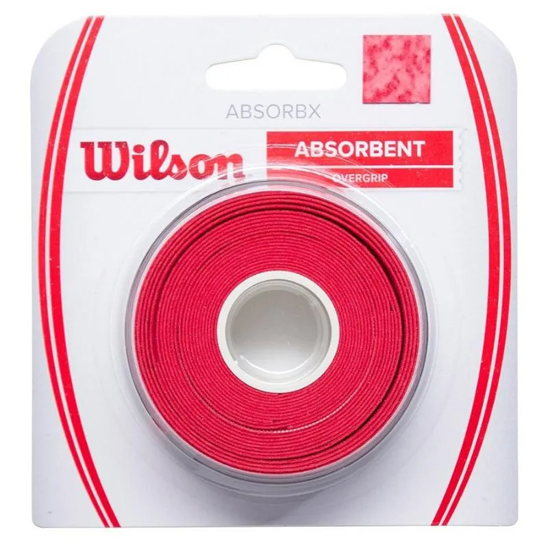 Wilson AbsorbX Red Overgrips 3 Einheiten