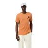 Pack Lacoste Novak Djokovic orangefarbenes T-Shirt und weiße Mütze