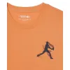 Pack Lacoste Novak Djokovic orangefarbenes T-Shirt und weiße Mütze