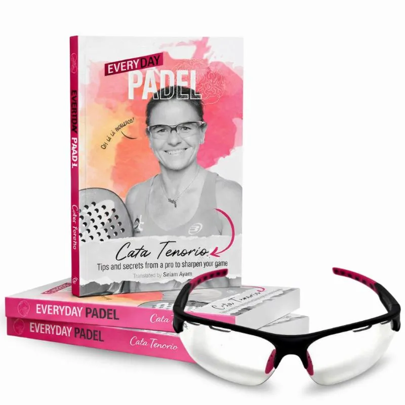Embale Cata Tenorio Addictive Javea C10 Óculos + Livro de Padel Inglês