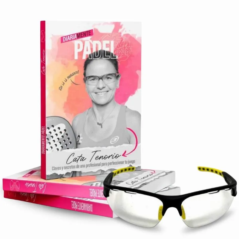 Embale os Óculos Cata Tenorio Addictive Javea C9 + Livro Padel