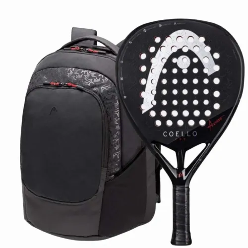 Pack Raquete Head Coello Pro 2025 com Mochila