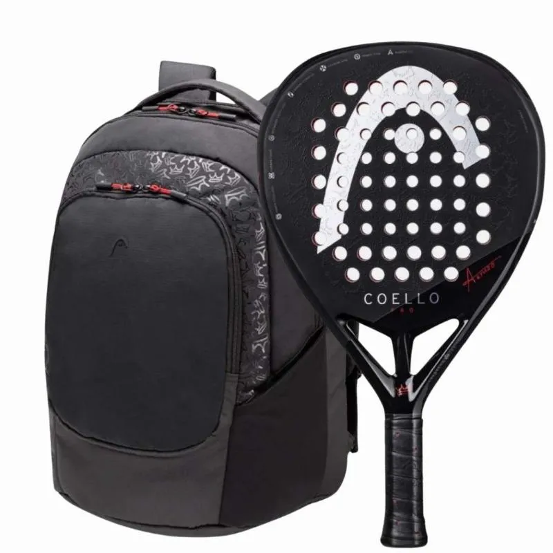 Pack Raquete Head Coello Pro 2025 com Mochila