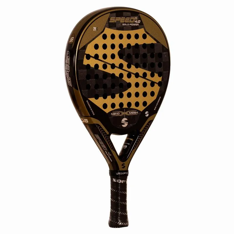Pala Softee Speed Gold Power 4.0 Nano Malha