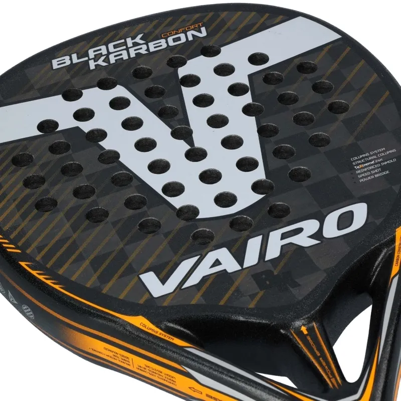 Vairo Karbon Comfort Tennisschläger in Schwarz