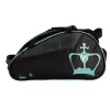 Black Crown Thunder Schwarze türkisfarbene Padeltasche