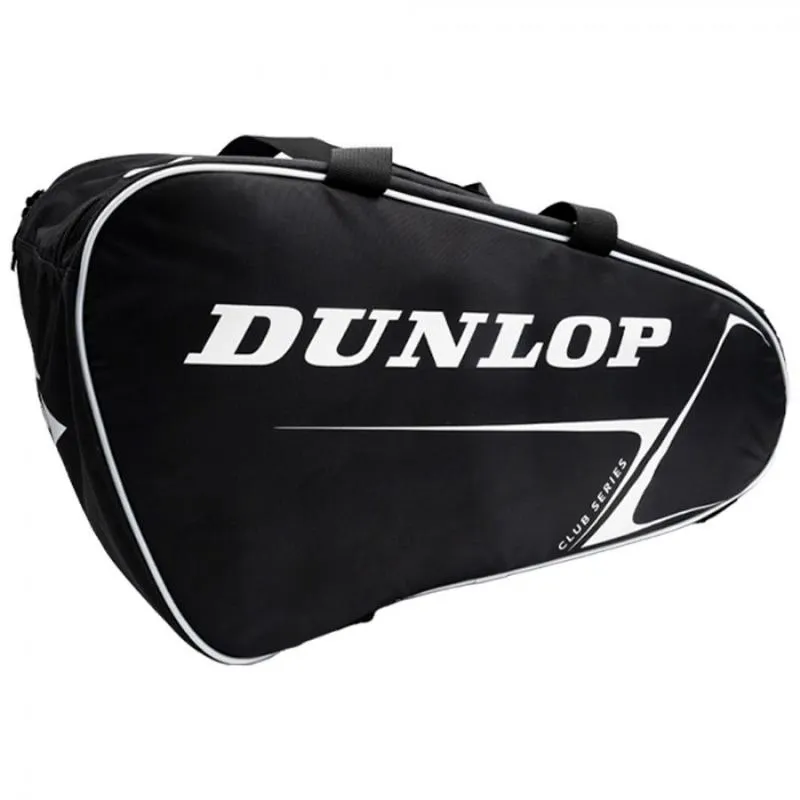 Dunlop Club Schwarze Silber-Padeltasche