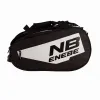 Enebe Pro XL Schwarze weiße Padel-Schlägertasche