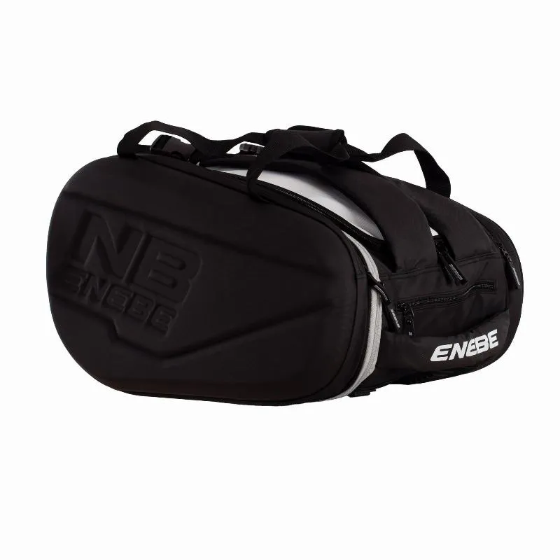 Enebe Pro XL Schwarze weiße Padel-Schlägertasche