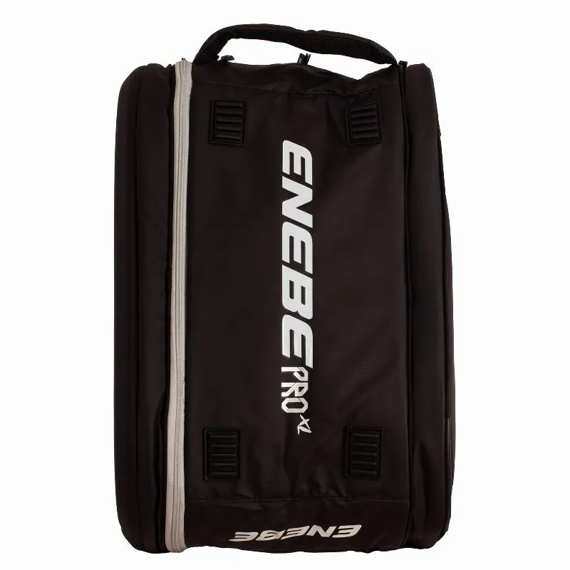 Enebe Pro XL Schwarze weiße Padel-Schlägertasche