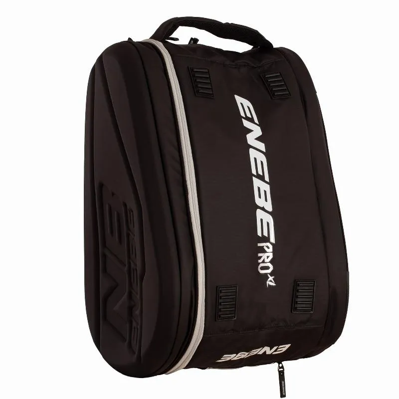 Enebe Pro XL Schwarze weiße Padel-Schlägertasche