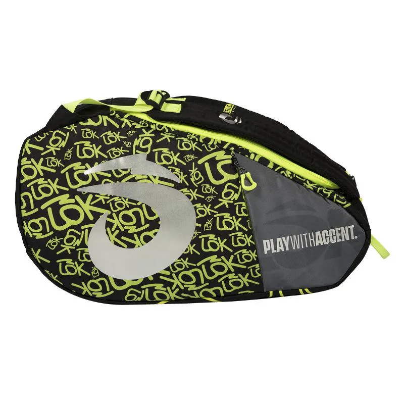 Paletero Lok One 2 Negro Verde Fluor
