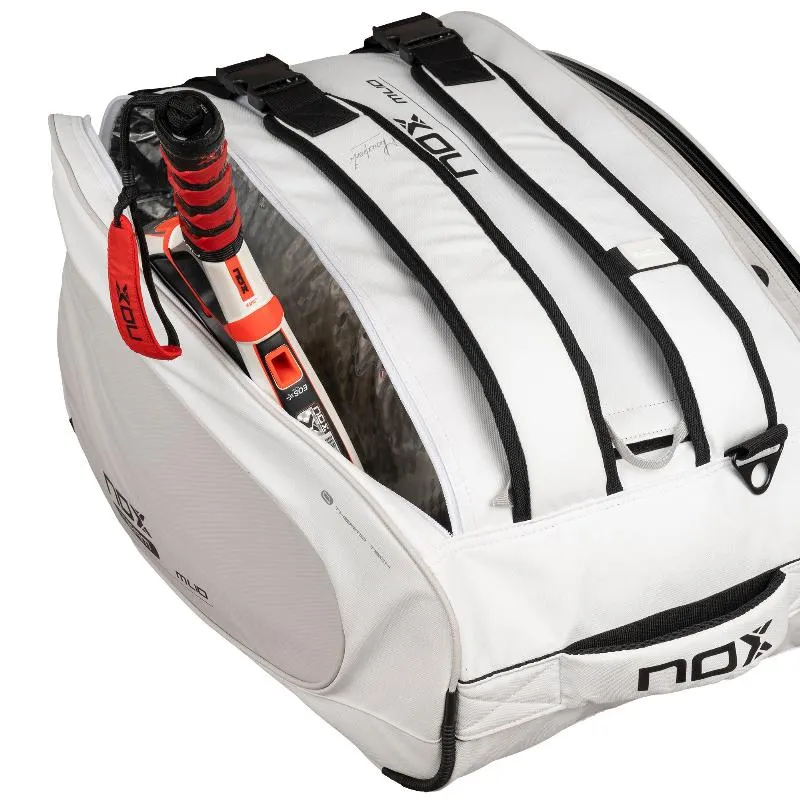 Nox ML10 Team WeiÃ Grau Padel Schlagertasche