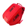 Sanyo Wolf Rotes Padelschläger-Set
