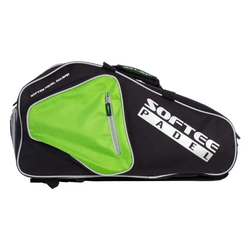 Paletero Softee Padel Square Verde Fluor
