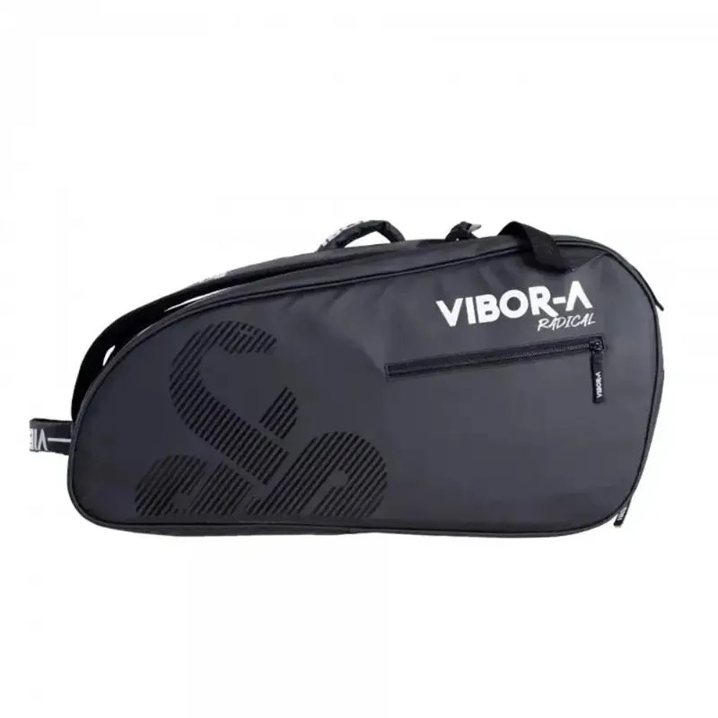 Vibora Radical Black Silver Padel Schlägertasche