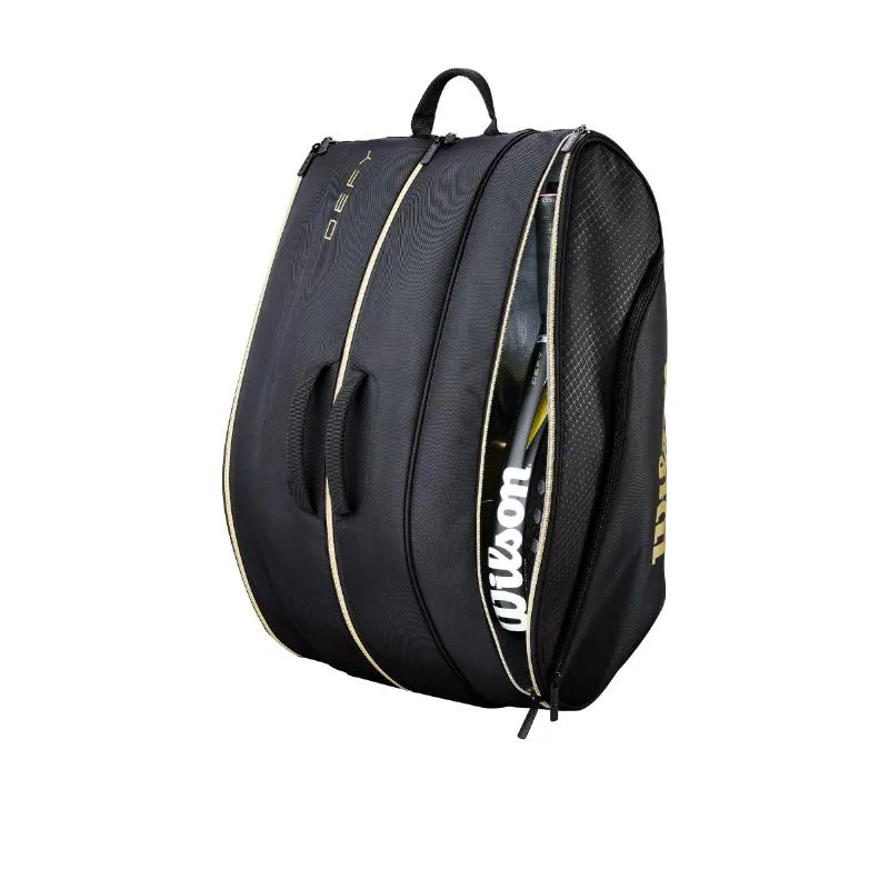 Wilson Defy V1 Schwarzgoldene Padeltasche