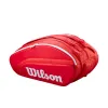 Wilson Super Tour Rot-weiße Padeltasche