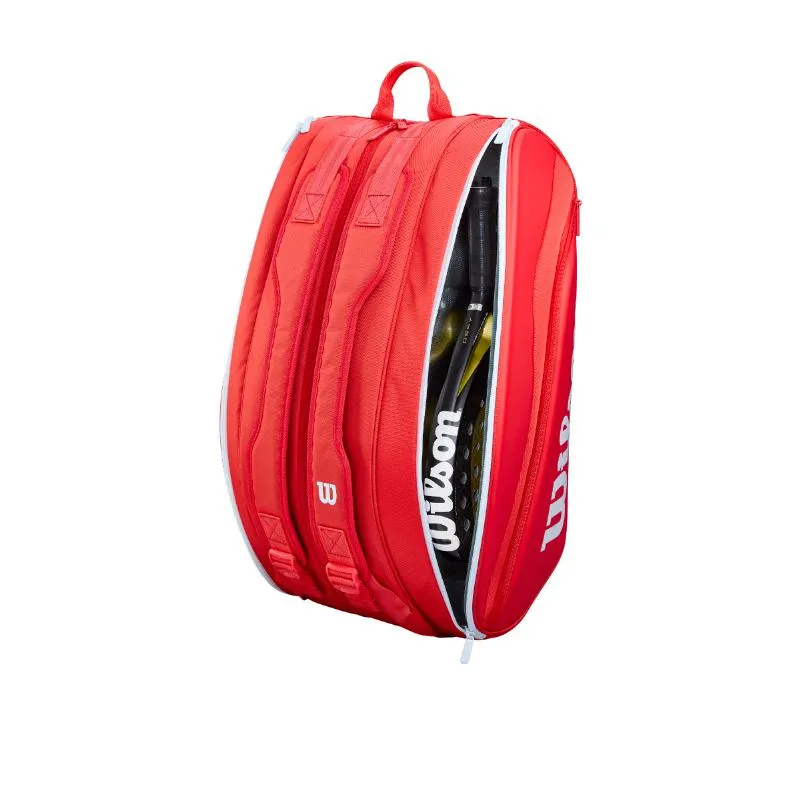 Wilson Super Tour Rot-weiße Padeltasche