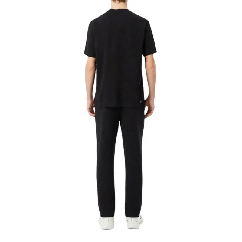 Calça elástica esportiva Lacoste preta