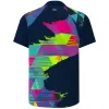 Bidi Badu Kaleido Poloshirt aus Dunkelblau Mix