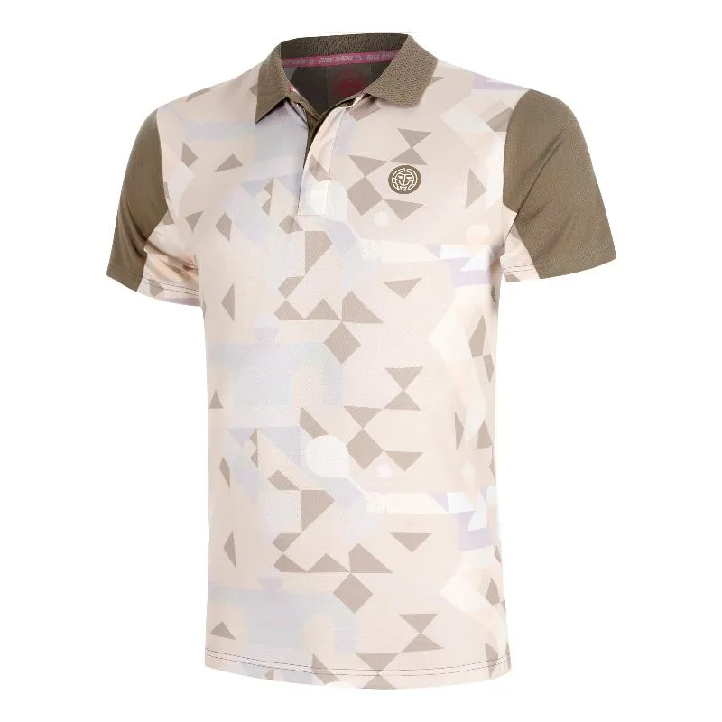 Camisa Polo Bidi Badu Paris Bege Marrom